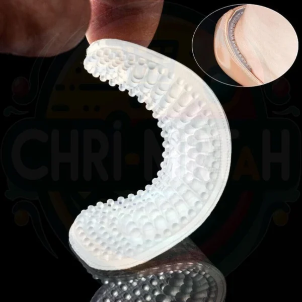 3x Pair Silicone Heel Stickers